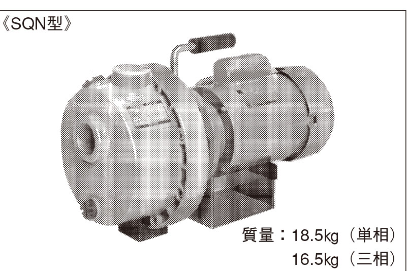 エバラポンプ 給水ポンプ 自吸ポンプ 40FQN62.2D 60HZ/200V モーター付 FQN型 循環ポンプ 